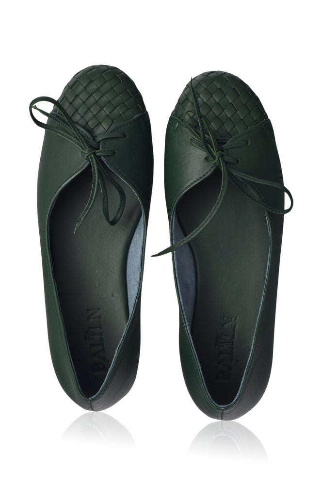 
                  
                    Alexandra Woven Leather Flats (Sz. 4, 5 & 8.5)
                  
                
