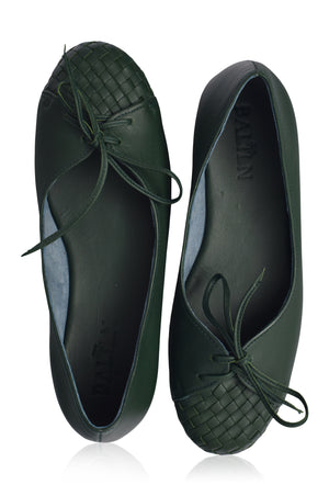 
                  
                    Alexandra Woven Leather Flats (Sz. 4, 5 & 8.5)
                  
                