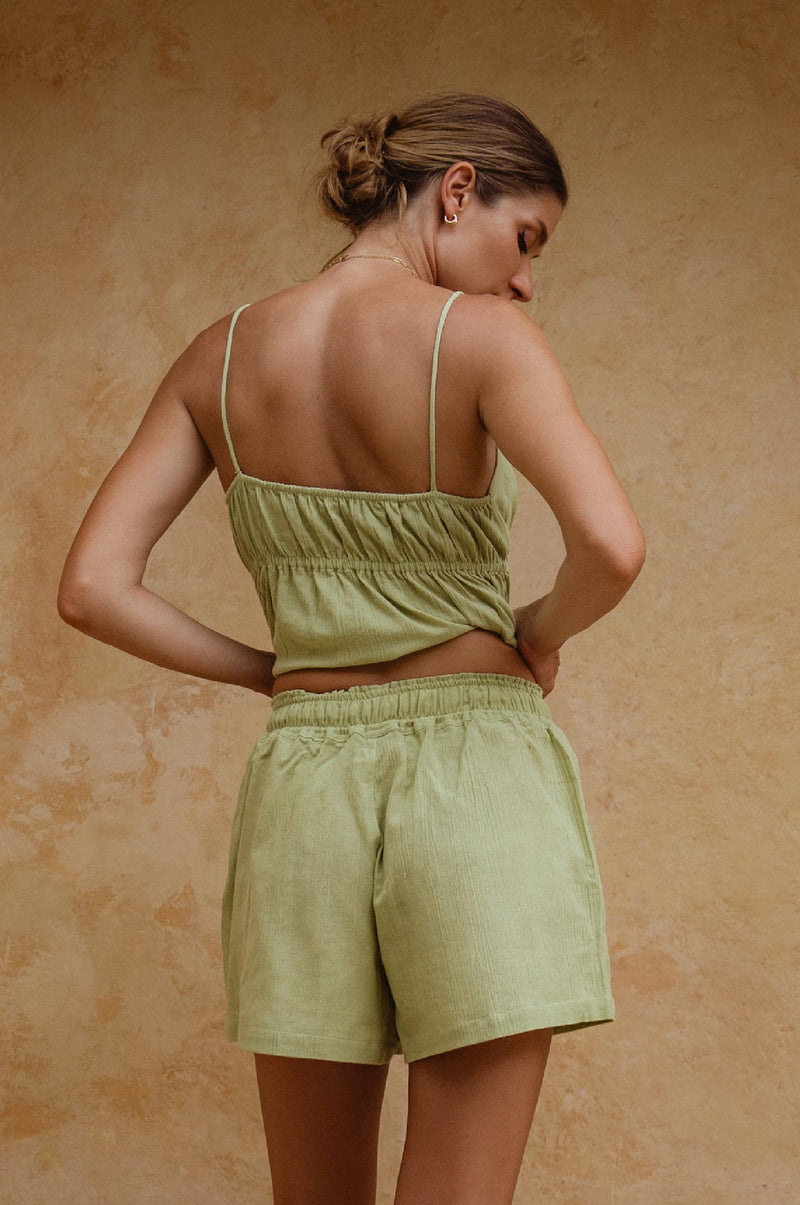 Amio Linen Shorts