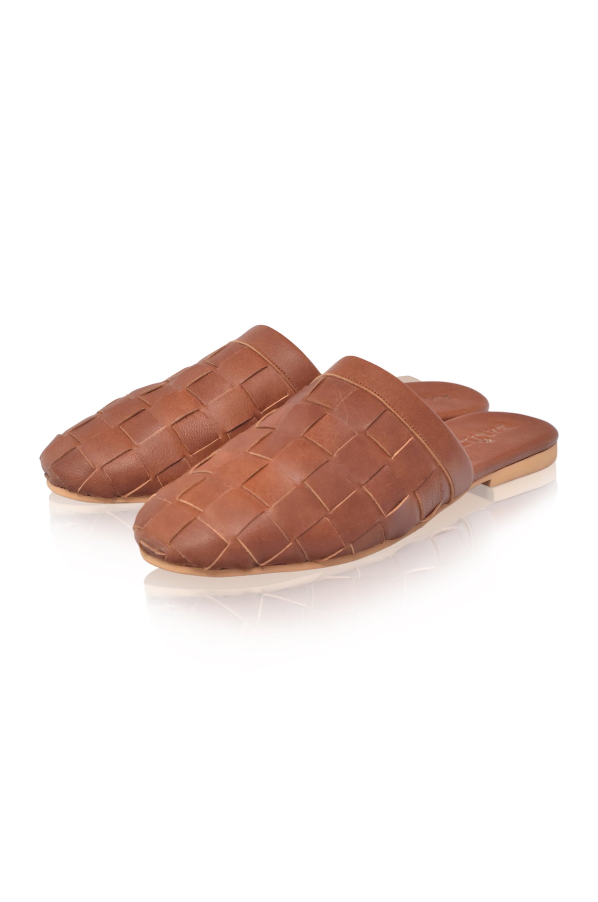 Clementine Leather Slides