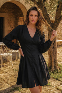 Etna Long Sleeve Mini Dress