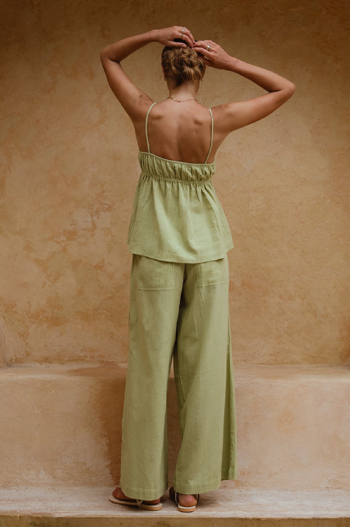 Hema Wrap Linen Pants