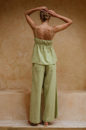 
                  
                    Hema Wrap Linen Pants
                  
                