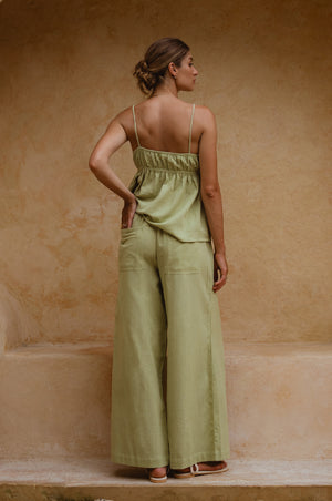 
                  
                    Hema Wrap Linen Pants
                  
                