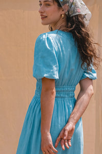 Ida Linen Midi Dress