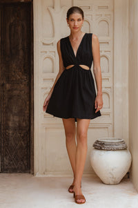 Inez Linen Mini Dress