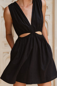 Inez Linen Mini Dress