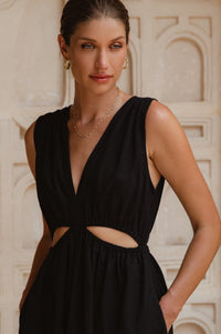 Inez Linen Mini Dress