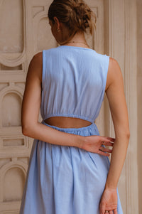 Inez Linen Mini Dress