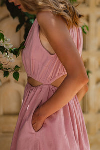 Inez Linen Mini Dress