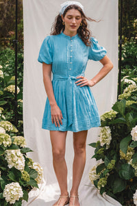 Marta Linen Mini Dress