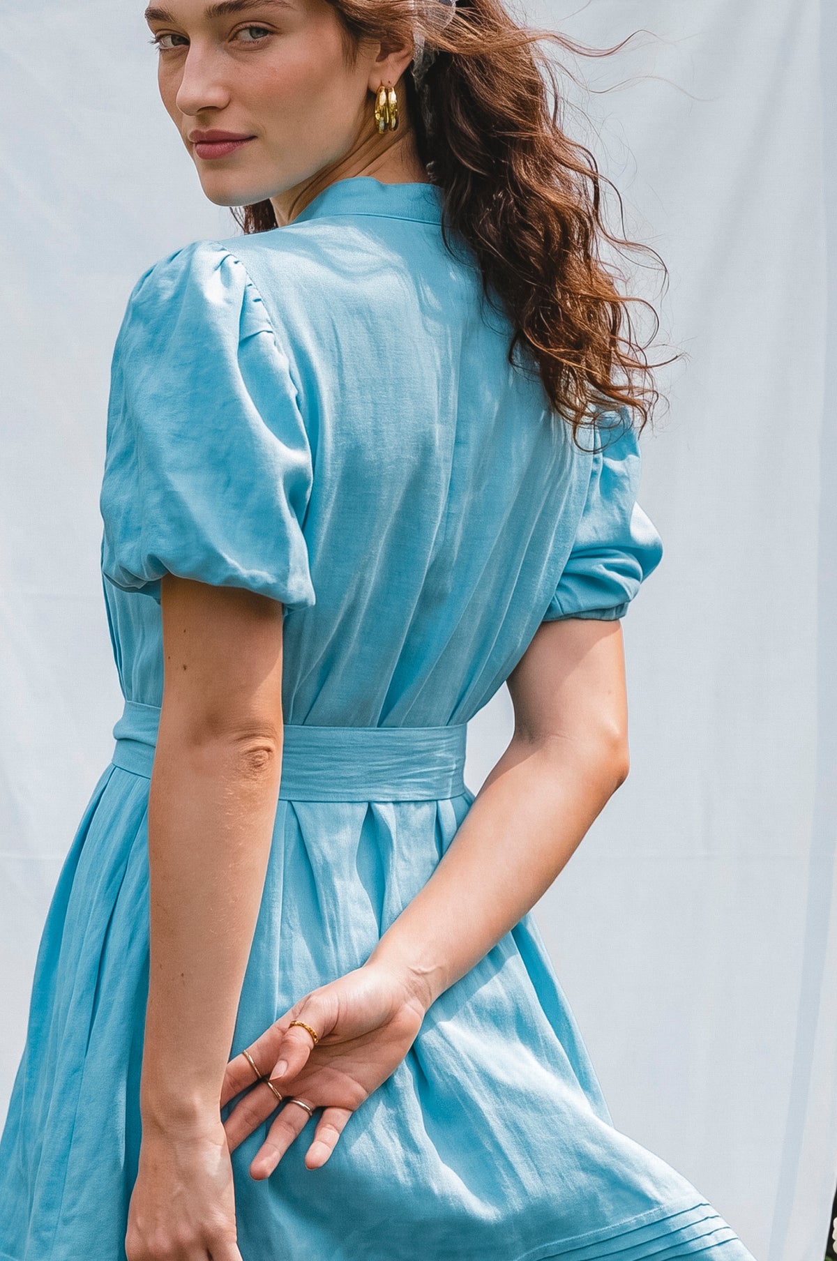 Marta Linen Mini Dress