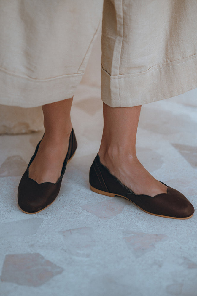
                  
                    Milan Leather Ballet Flats (Sz. 4 & 11)
                  
                