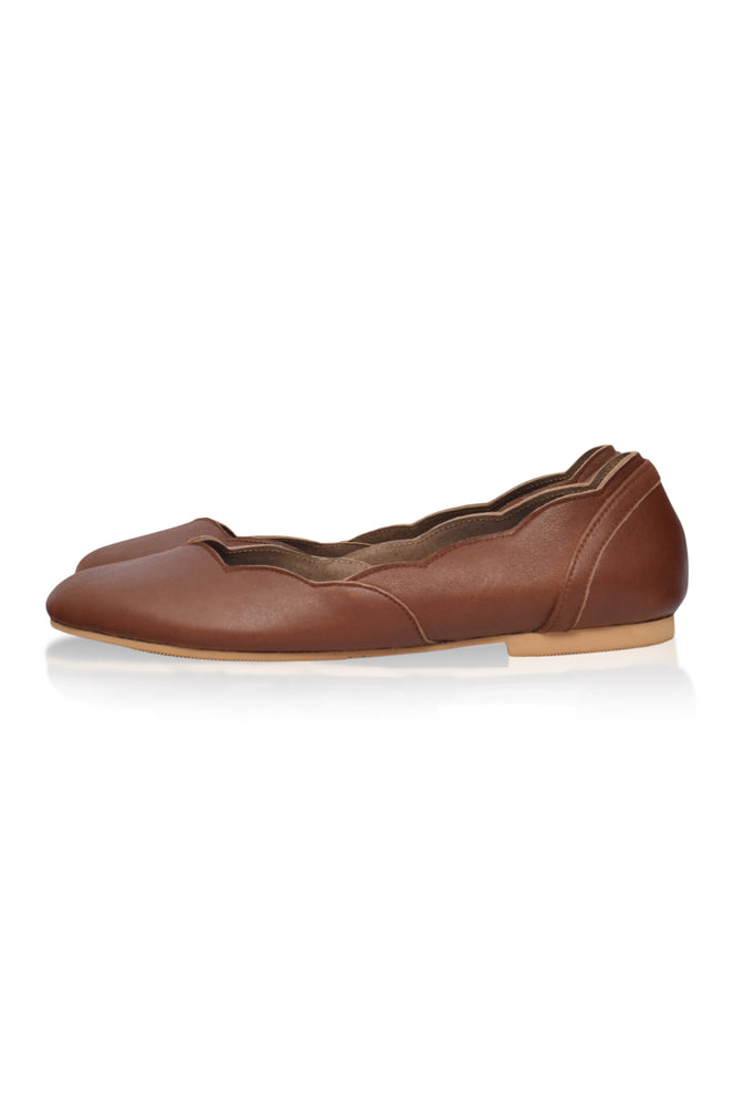 
                  
                    Milan Leather Ballet Flats (Sz. 4 & 11)
                  
                