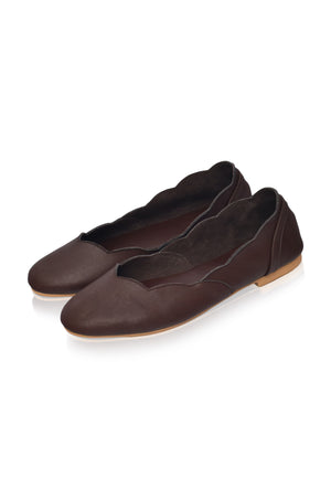 
                  
                    Milan Leather Ballet Flats (Sz. 4 & 11)
                  
                