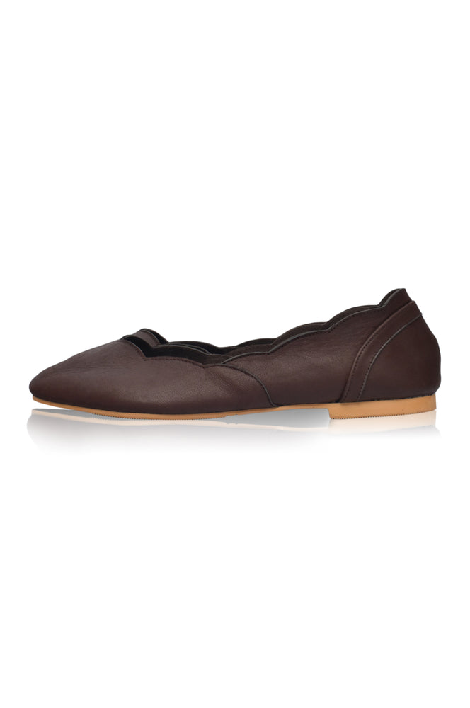 
                  
                    Milan Leather Ballet Flats (Sz. 4 & 11)
                  
                