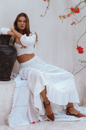 
                  
                    Mumbai Maxi Linen Skirt
                  
                