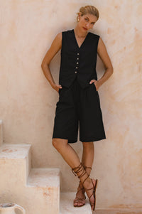 Paige Linen Vest