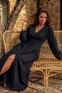 Toscana Button Down Linen Dress