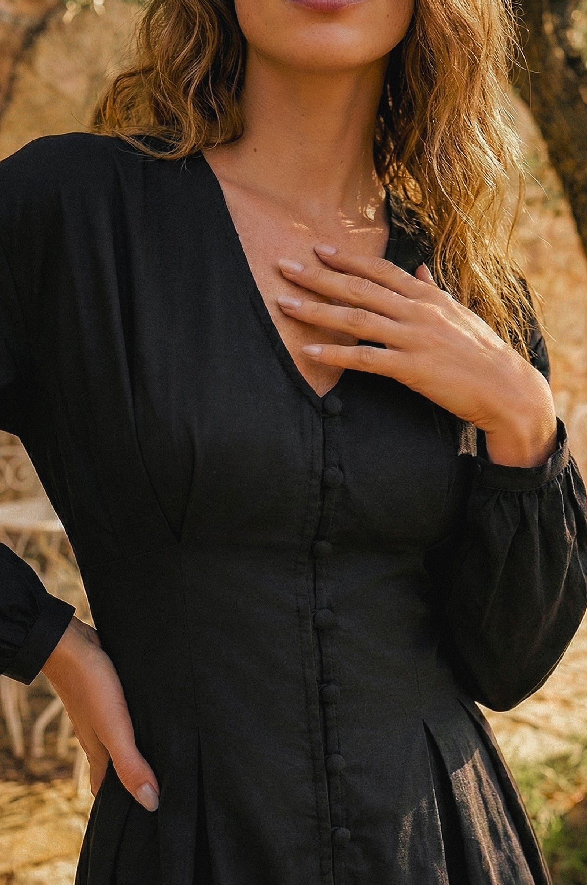 Toscana Button Down Linen Dress