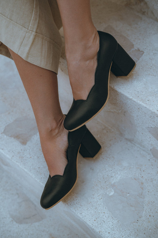 
                  
                    Alia Classic Leather Heels (Sz. 4, 8, 8.5 , 9 & 10)
                  
                