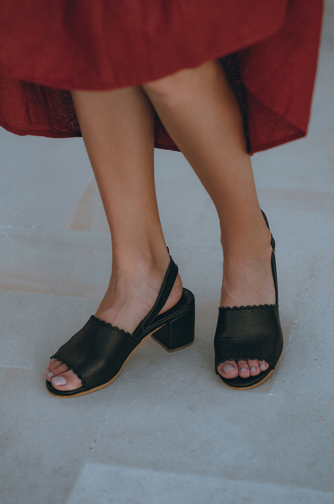 Amber Low Heel Sandals