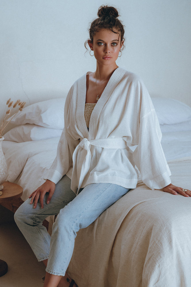 Antibes Linen Kimono