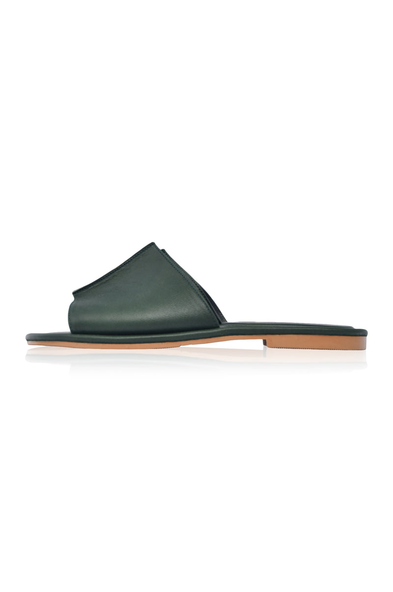 Bilbao Leather Slides