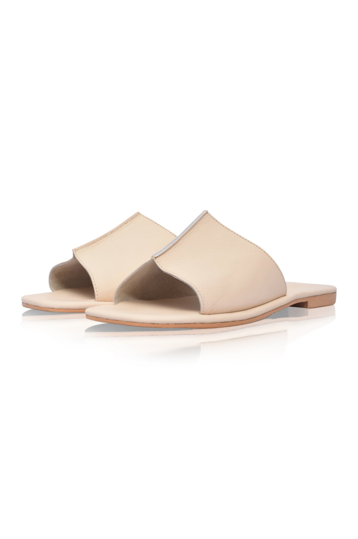 Bilbao Leather Slides