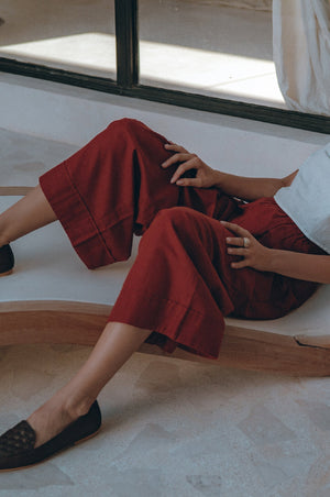 
                  
                    Delhi Linen Pants
                  
                