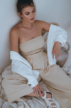 
                  
                    Delhi Linen Pants
                  
                