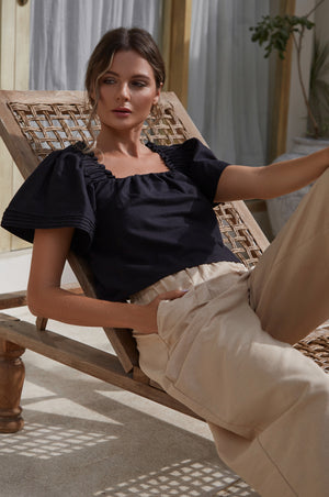 
                  
                    Estelle Linen Top
                  
                