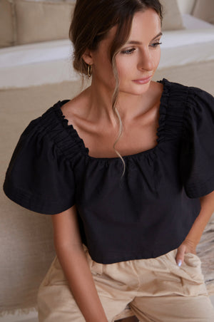
                  
                    Estelle Linen Top
                  
                