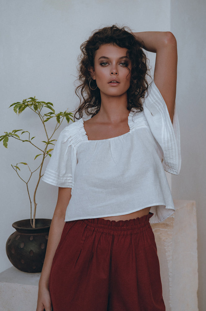 Estelle Linen Top