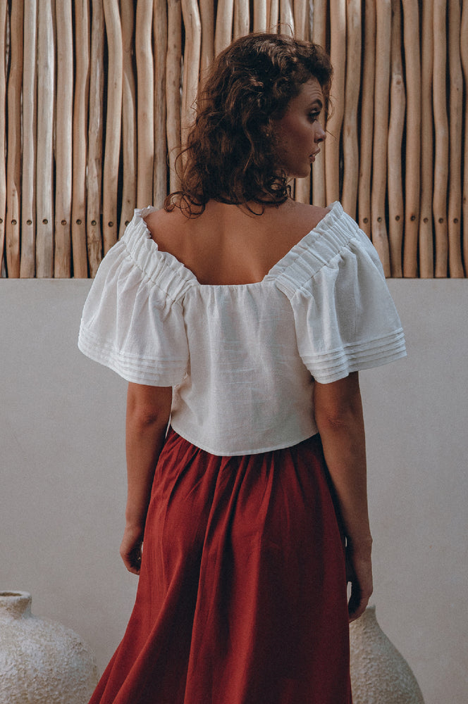 
                  
                    Estelle Linen Top
                  
                