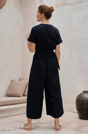 
                  
                    Evora Linen Jumpsuit
                  
                