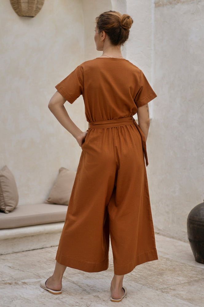 
                  
                    Evora Linen Jumpsuit
                  
                