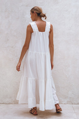 
                  
                    La Palma Linen Maxi Dress
                  
                