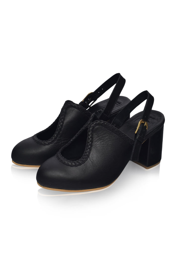 Lola Leather Mules