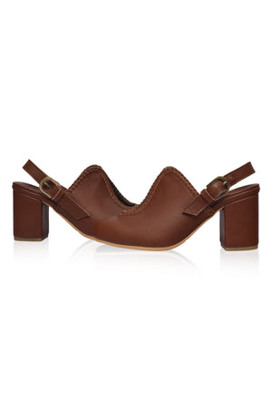 
                  
                    Lola Leather Mules (Sz. 4)
                  
                
