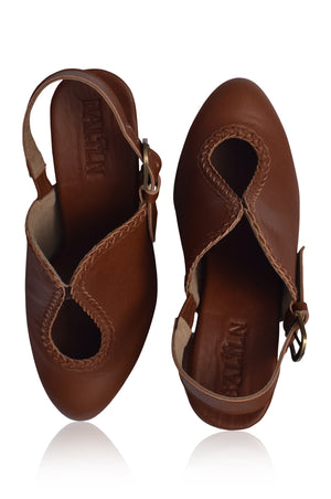 
                  
                    Lola Leather Mules (Sz. 4)
                  
                