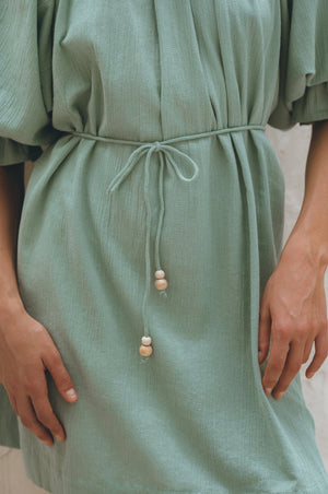 
                  
                    Medea Linen Mini Dress
                  
                