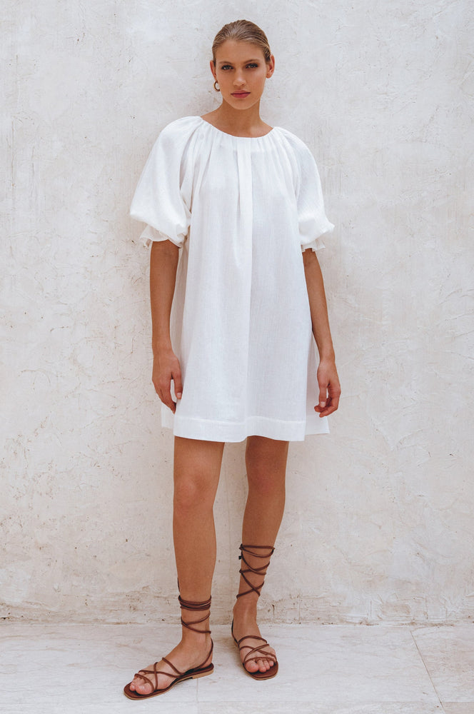 
                  
                    Medea Linen Mini Dress
                  
                