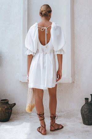 
                  
                    Medea Linen Mini Dress
                  
                