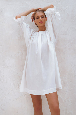 
                  
                    Medea Linen Mini Dress
                  
                