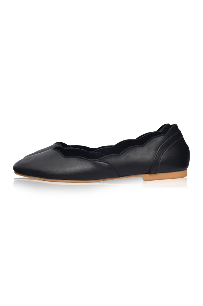 
                  
                    Milan Leather Ballet Flats (Sz. 4 & 11)
                  
                