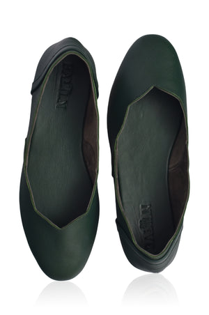 
                  
                    Milan Leather Ballet Flats (Sz. 4 & 11)
                  
                