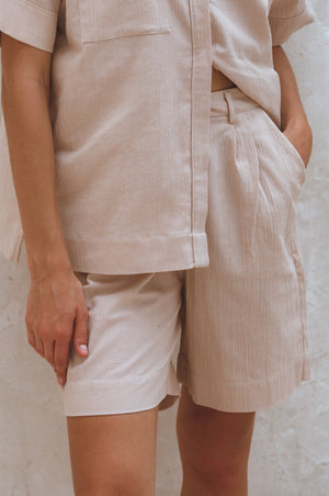 
                  
                    Mykonos Linen Shorts
                  
                