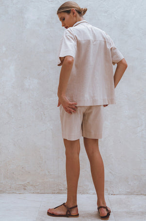 
                  
                    Mykonos Linen Shorts
                  
                