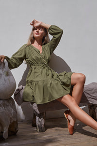 Positano Linen Mini Dress